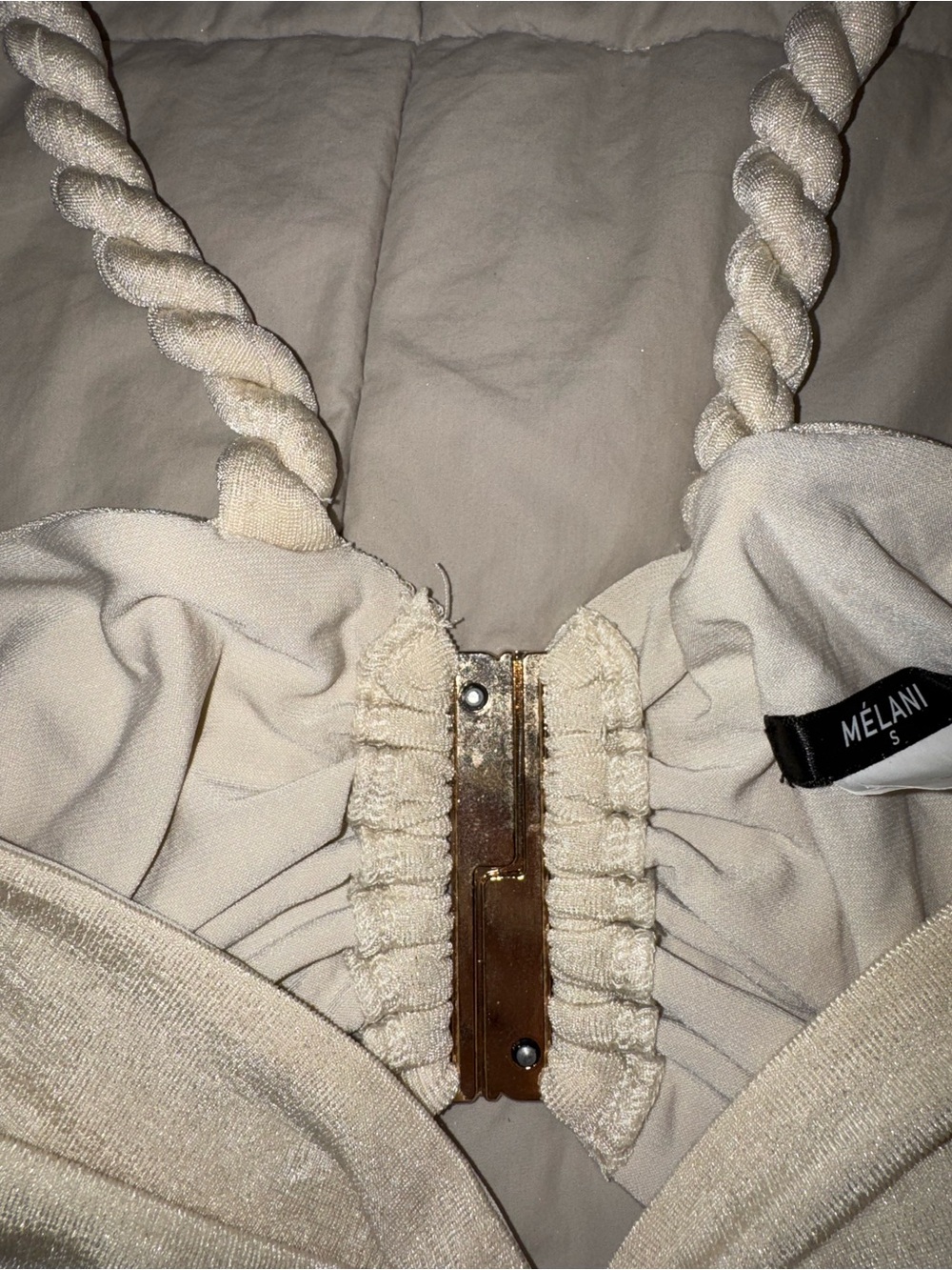Melani Ahria Top size Small in Gold Marble - Picture 6 of 6